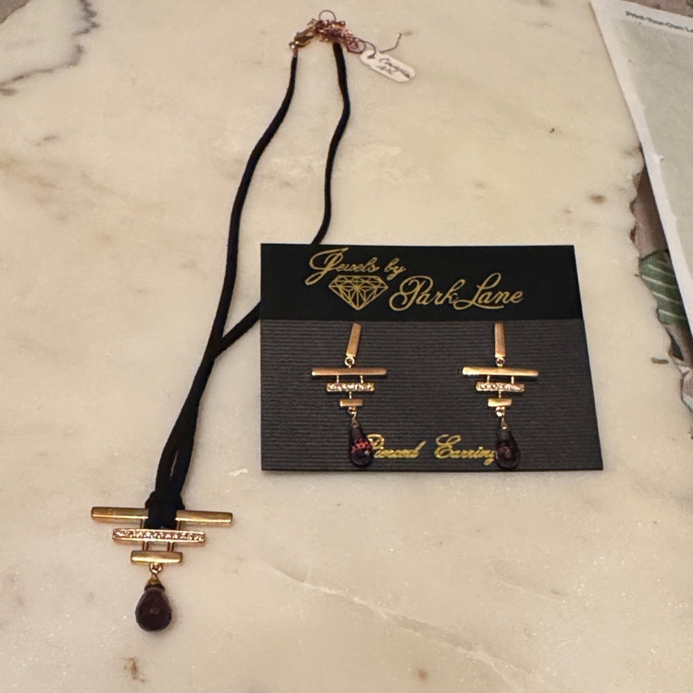 Park Lane Gold and purple Jewelry Set